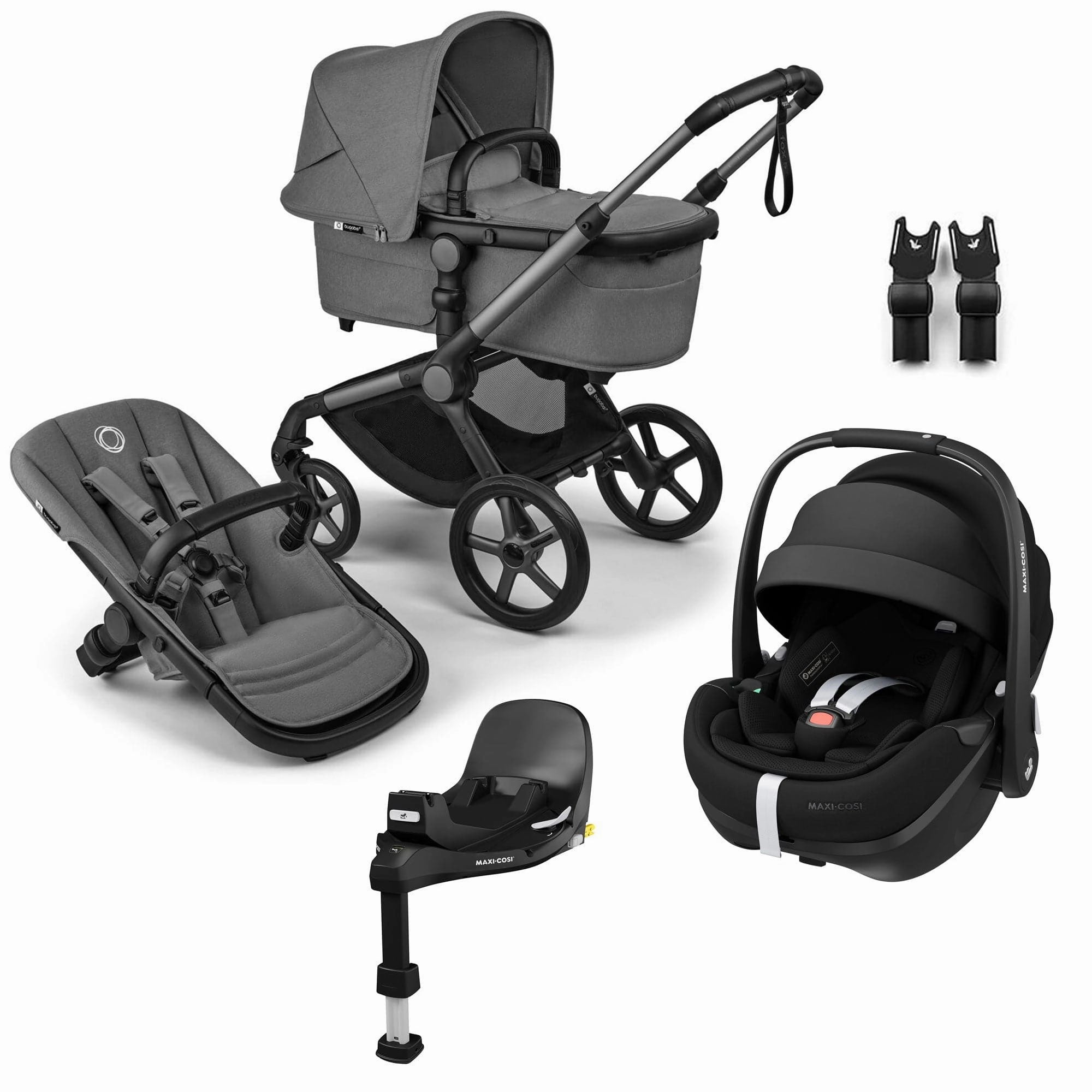 Bugaboo Fox 5 Renew Maxi-Cosi Travel System - Moon Grey