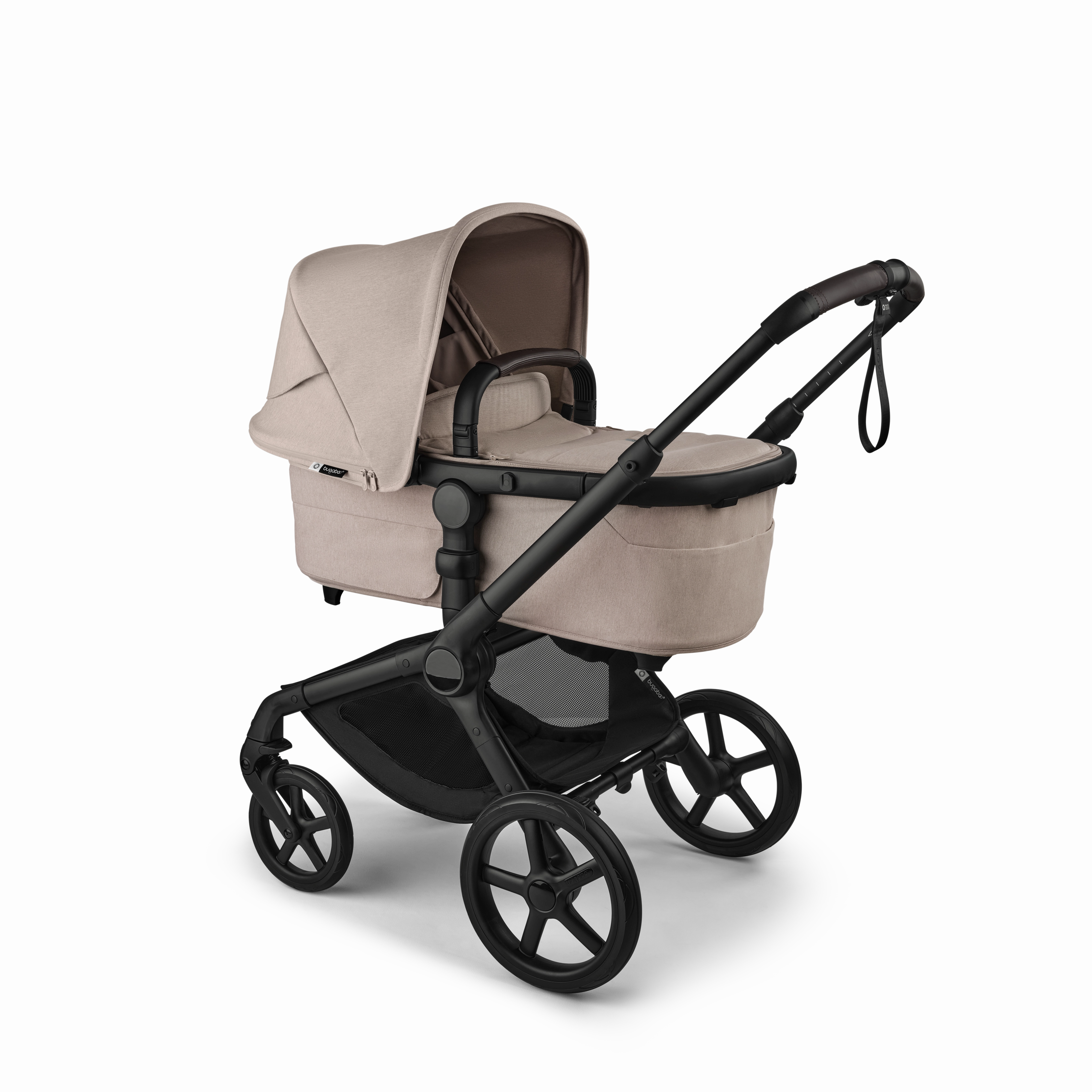 Bugaboo, Fox 5 Renew Travel System with Cybex Cloud T, Black/Desert Taupe