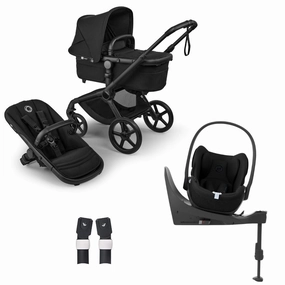 Bugaboo, Fox 5 Renew Travel System with Cybex Cloud T, Black/Heritage Black