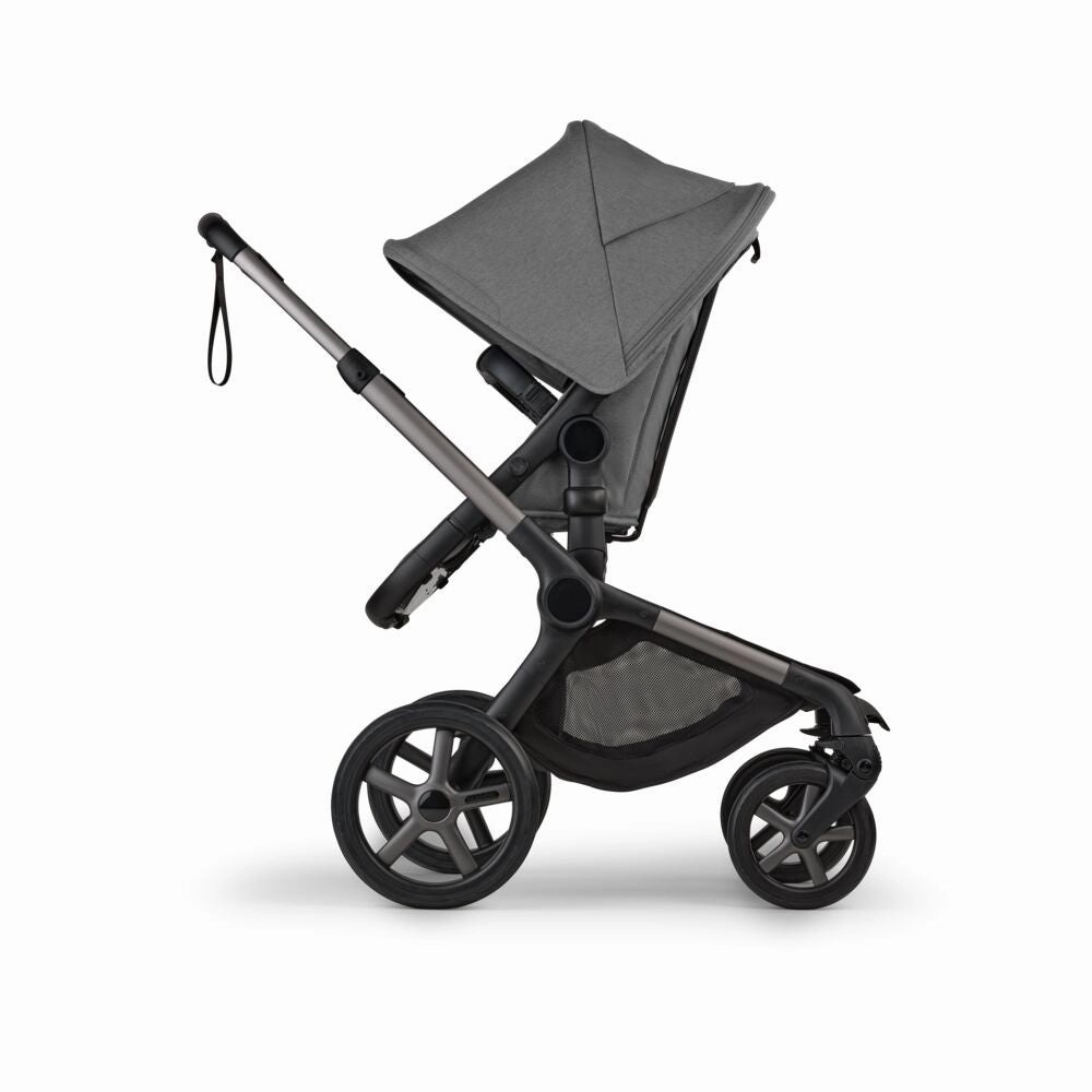 Bugaboo, Fox 5 Renew Travel System with Cybex Cloud T, Graphite/Moon Grey