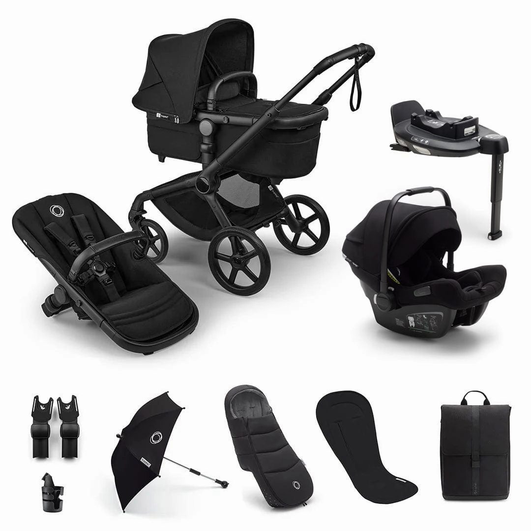 Bugaboo Fox 5 Renew Ultimate Newborn Bundle - Heritage Black