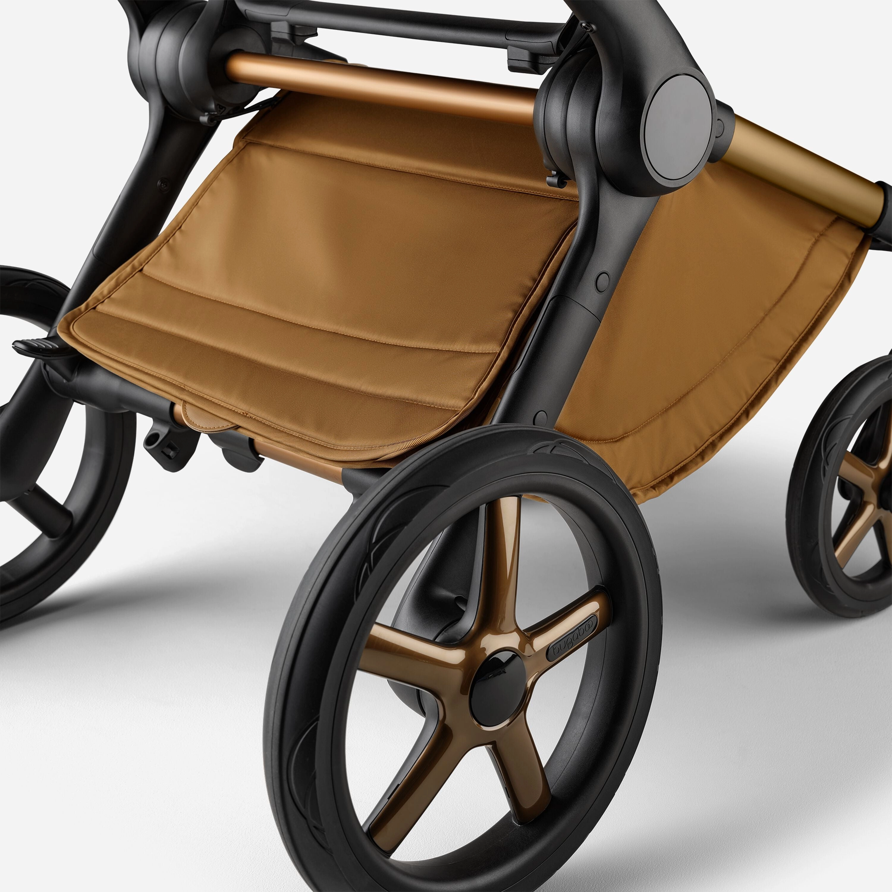Bugaboo, Fox 5 Travel System Cybex Cloud T, Noir, Amber Glow