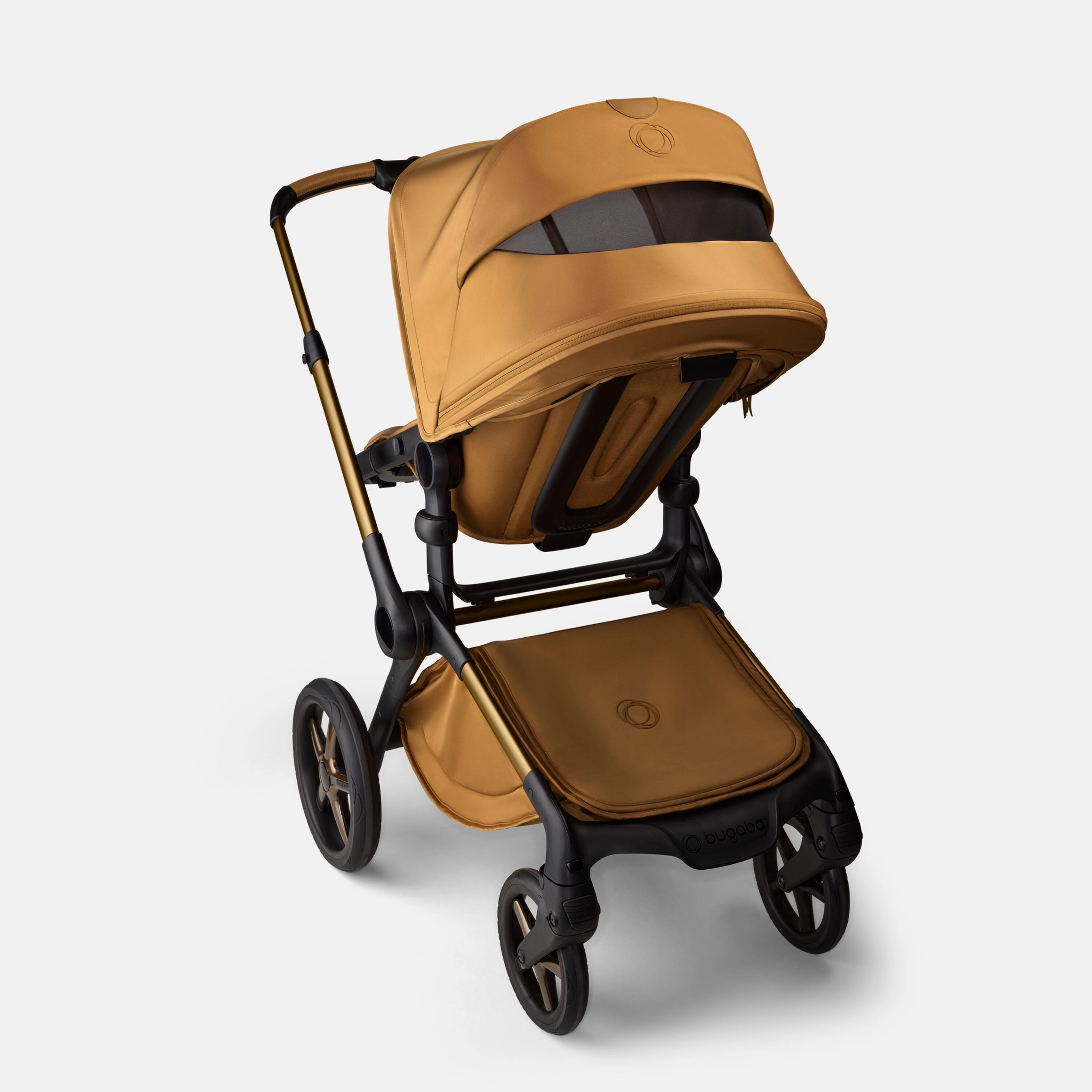 Bugaboo, Fox 5 Travel System Cybex Cloud T, Noir, Amber Glow