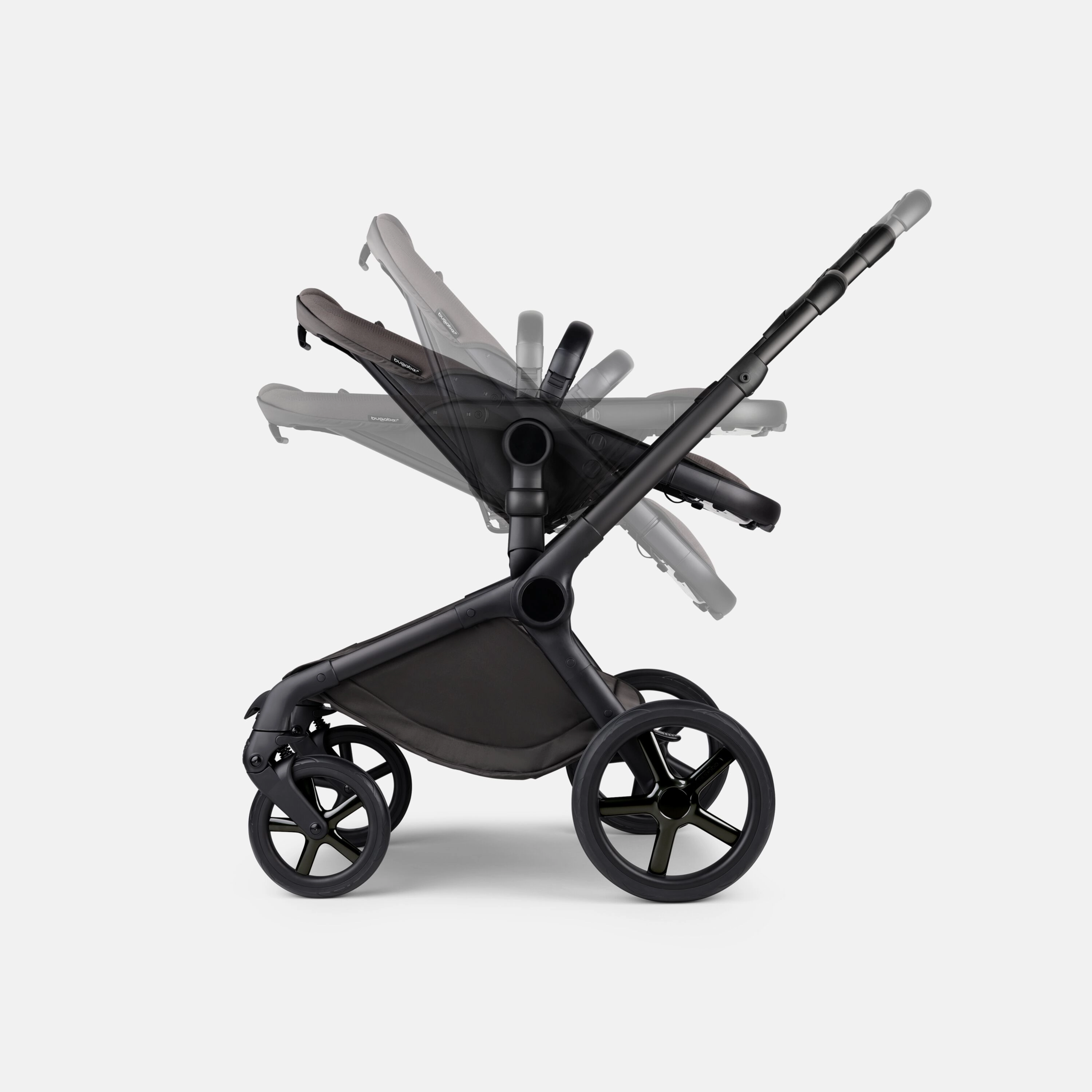 Bugaboo, Fox 5 Travel System Cybex Cloud T, Noir, Moonlight Black