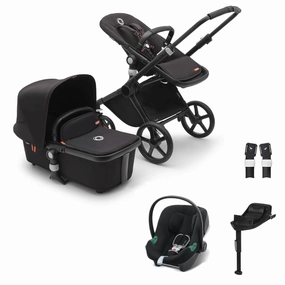 Bugaboo Fox Cub Aton B2 Travel System - Black