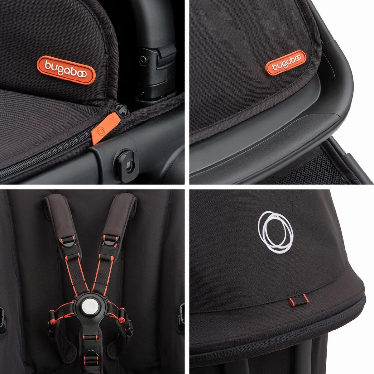 Bugaboo Fox Cub Cloud T Travel System - Black/Desert Beige