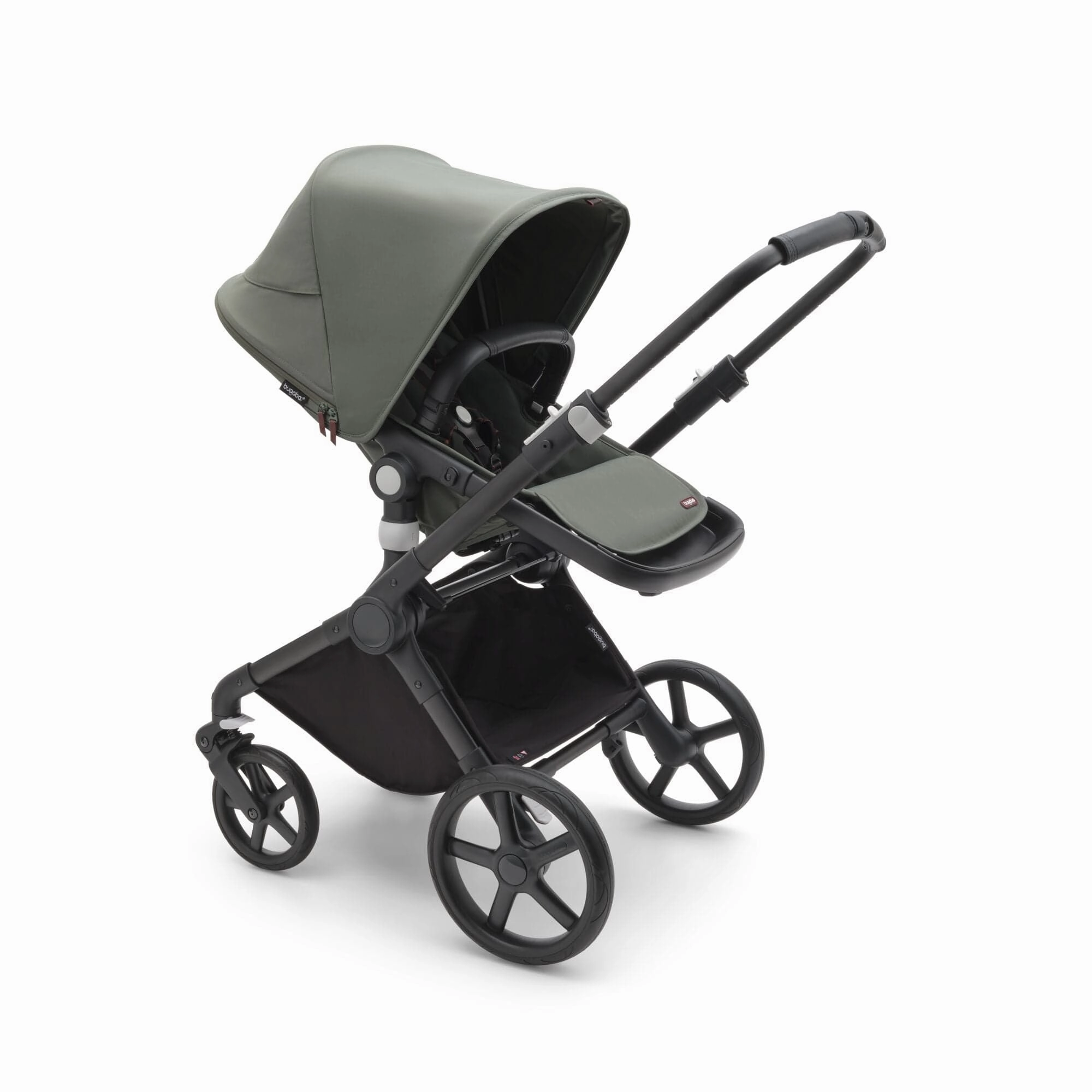 Bugaboo Fox Cub Cloud T Travel System - Black/Forest Green