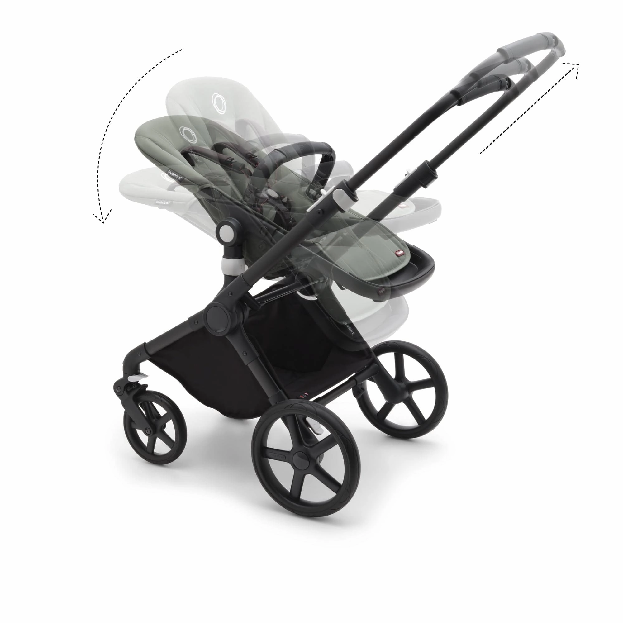 Bugaboo Fox Cub Complete - Black/Forest Green