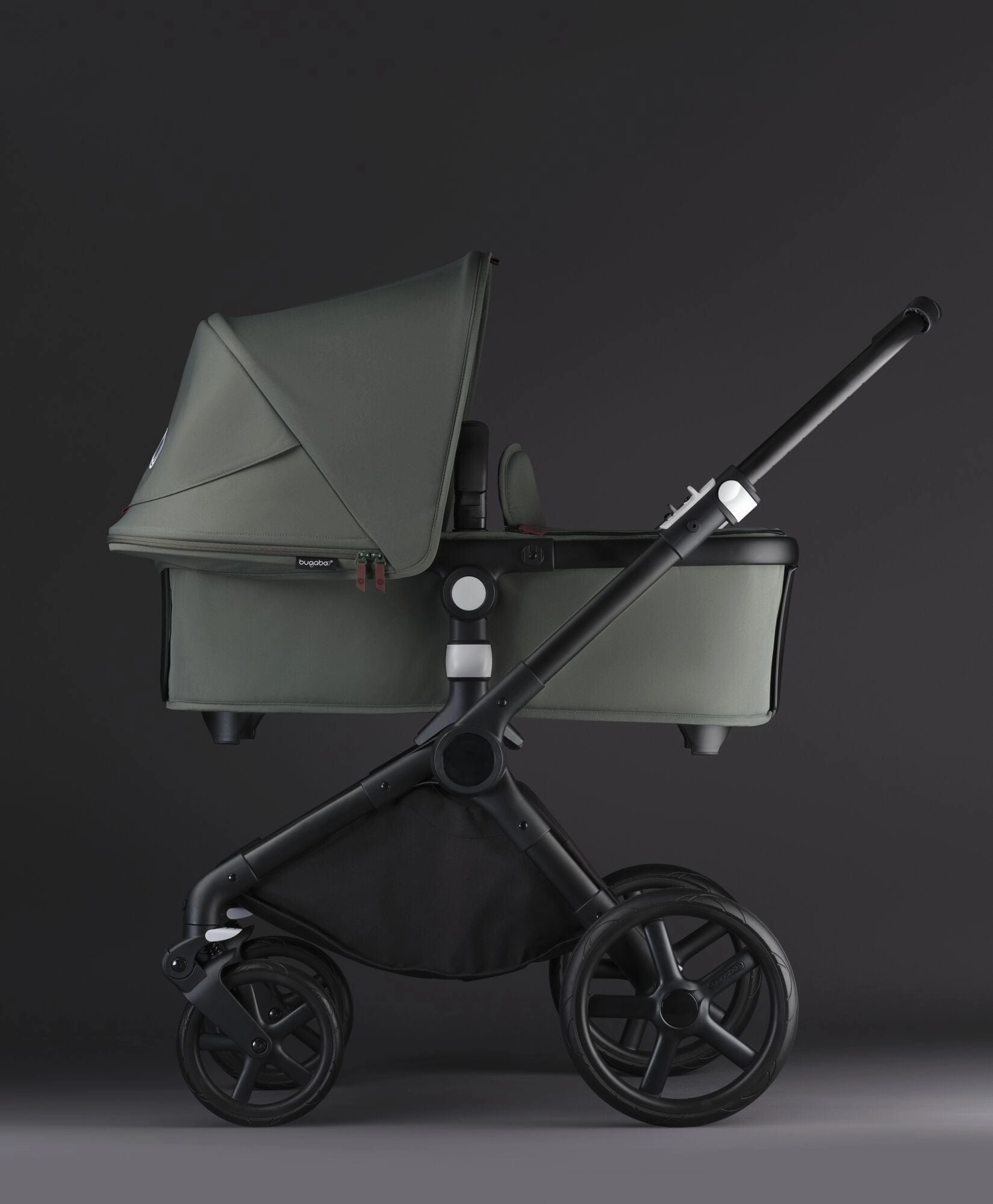 Bugaboo Fox Cub Pebble 360 PRO2 Travel System - Black/Forest Green