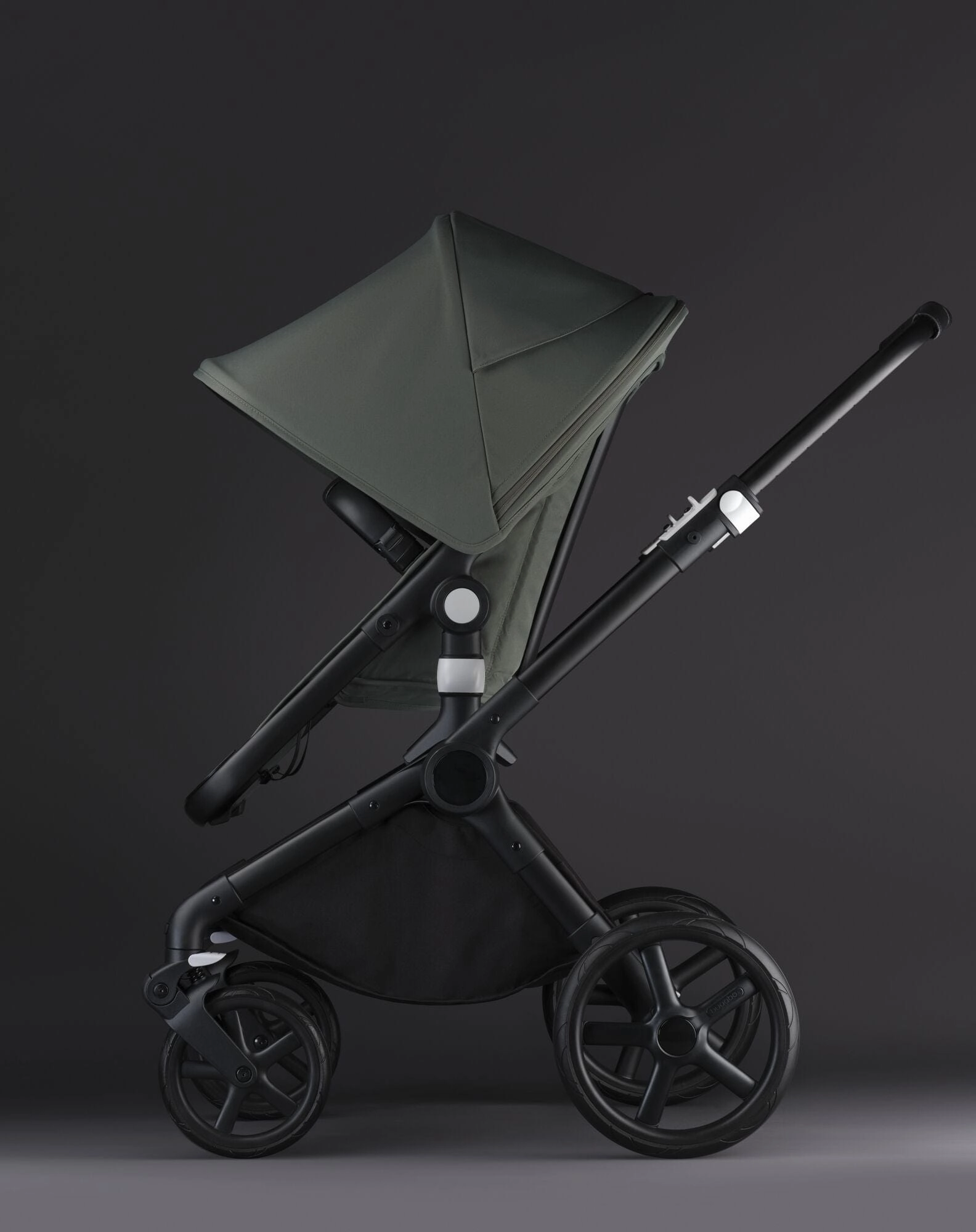 Bugaboo Fox Cub Pebble 360 PRO2 Travel System - Black/Forest Green
