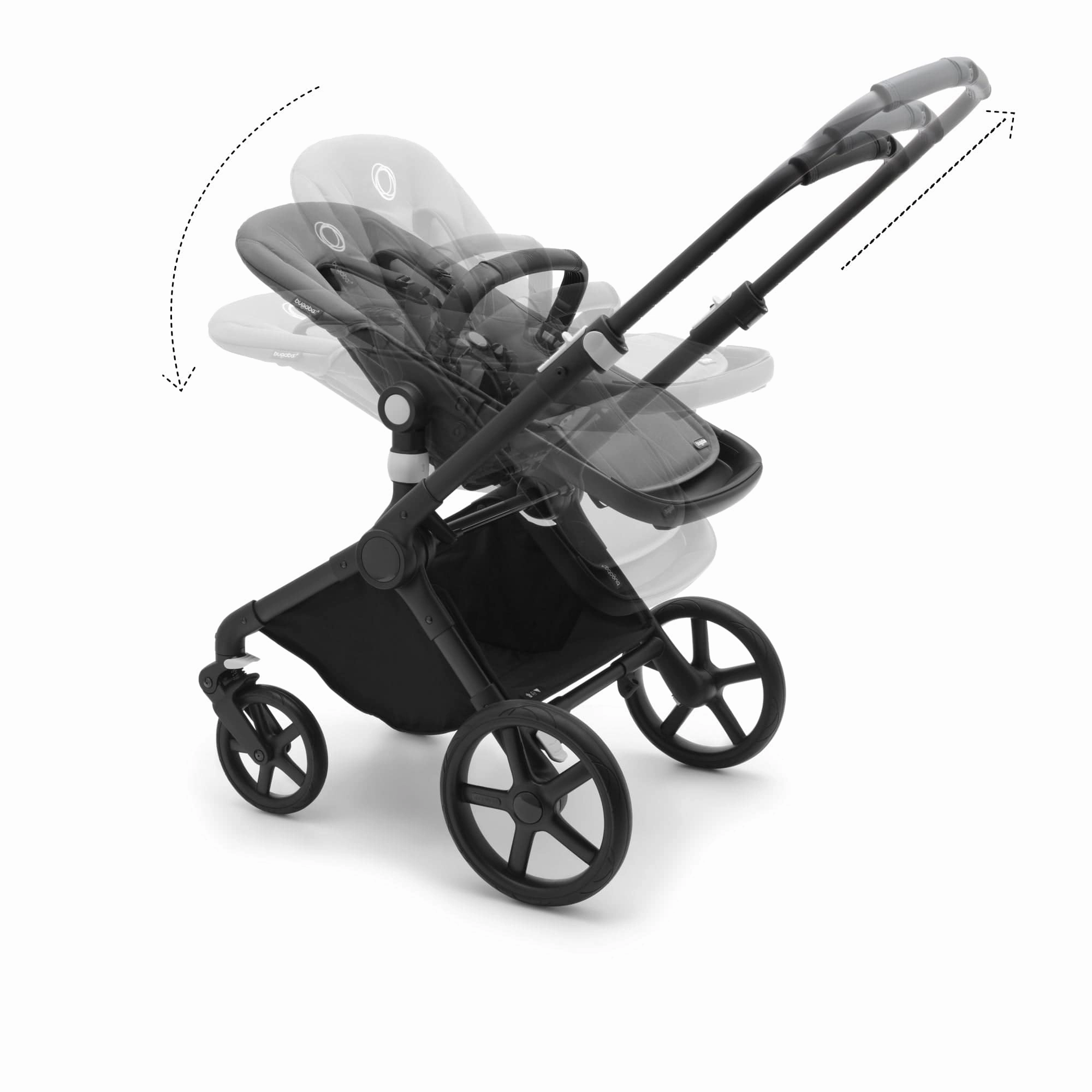 Bugaboo Fox Cub Pebble 360 PRO2 Travel System - Black/Midnight Black