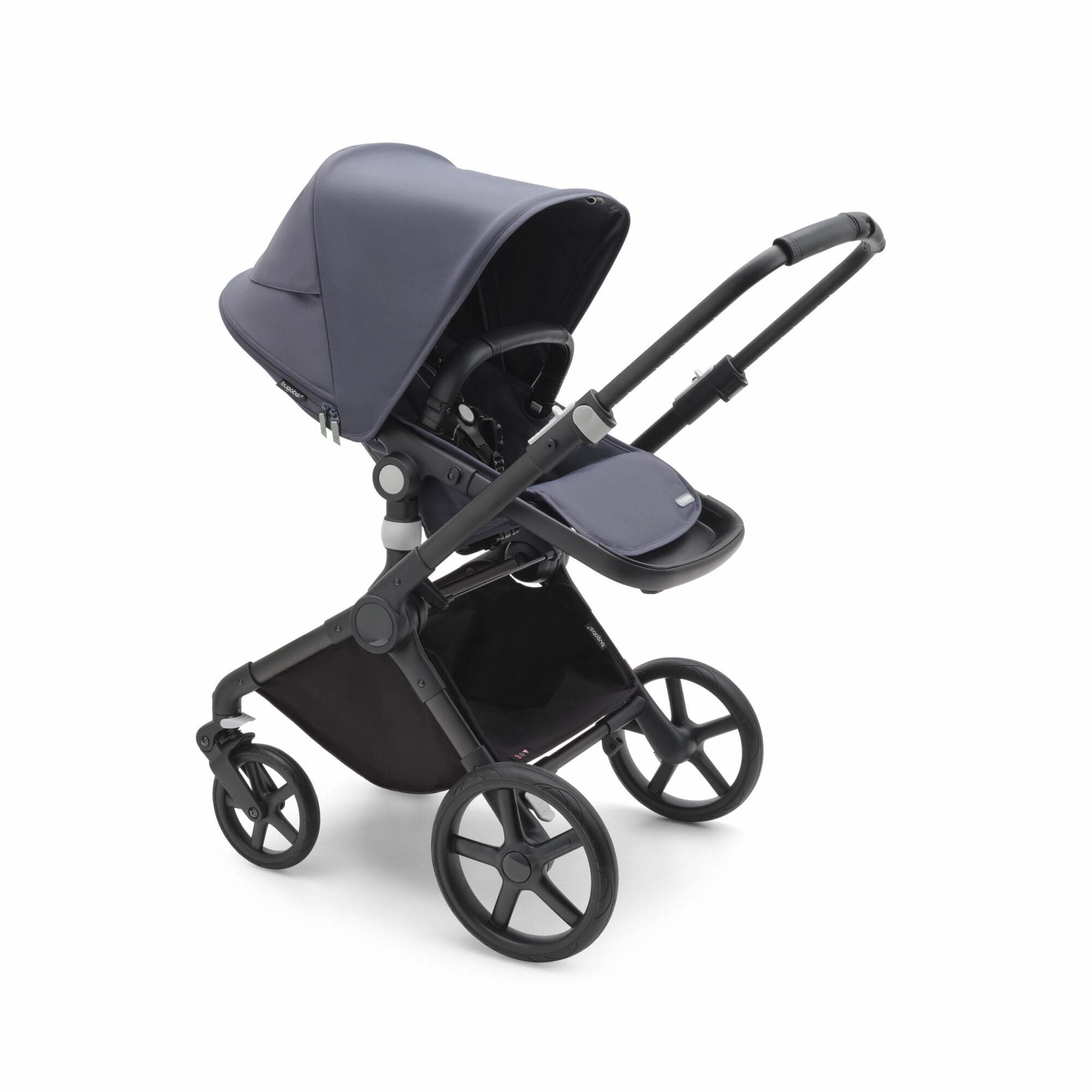 Bugaboo Fox Cub Pebble 360 PRO2 Travel System - Black/Stormy Blue