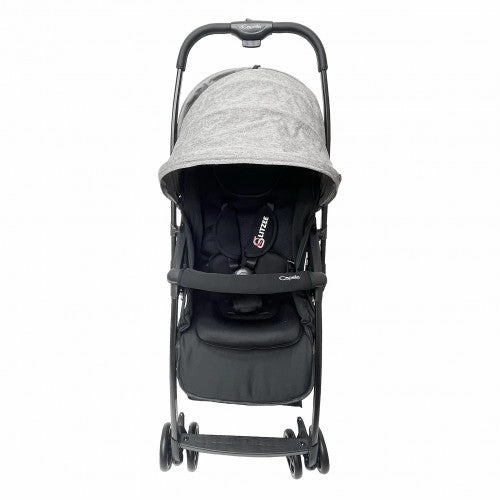 Capella Glitzee One-Hand Fold Stroller - Black