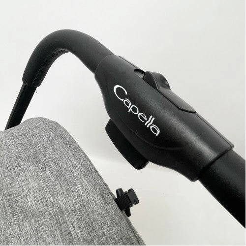 Capella Glitzee One-Hand Fold Stroller - Black