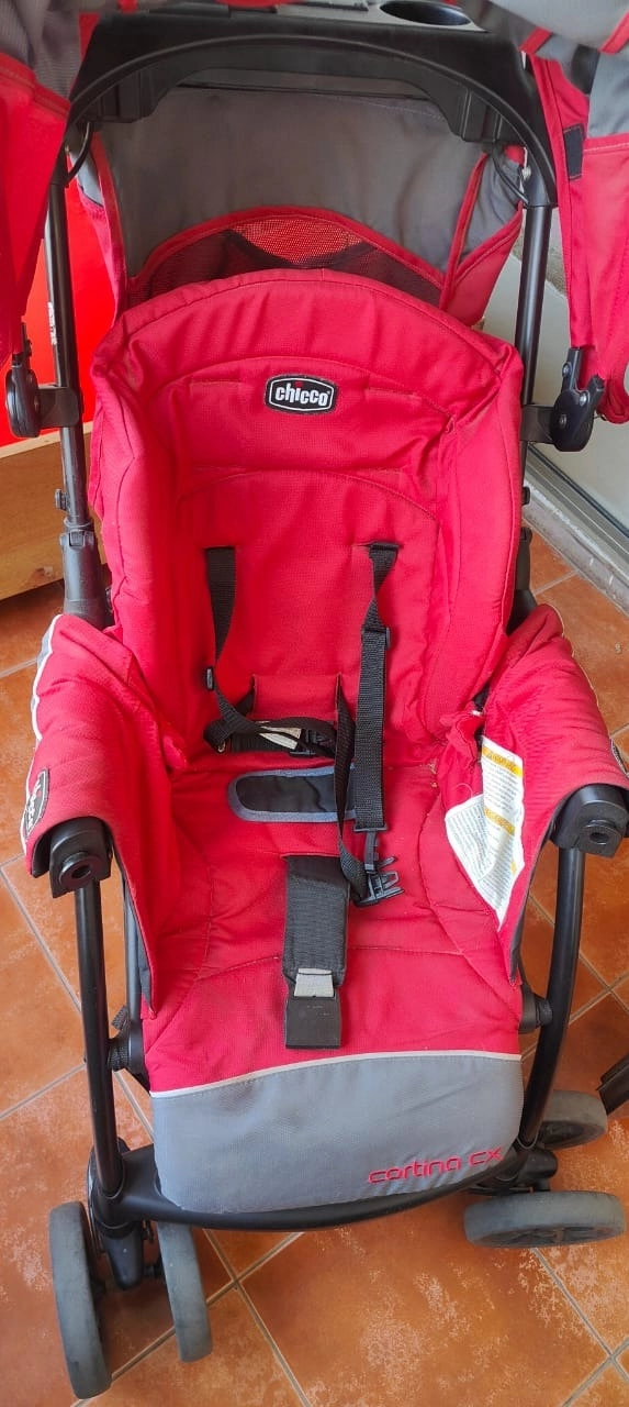 CHICCO Cortina Stroller/Pram for Baby - Red