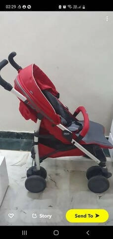 CHICCO Multiway Evo Stroller/Pram- Red