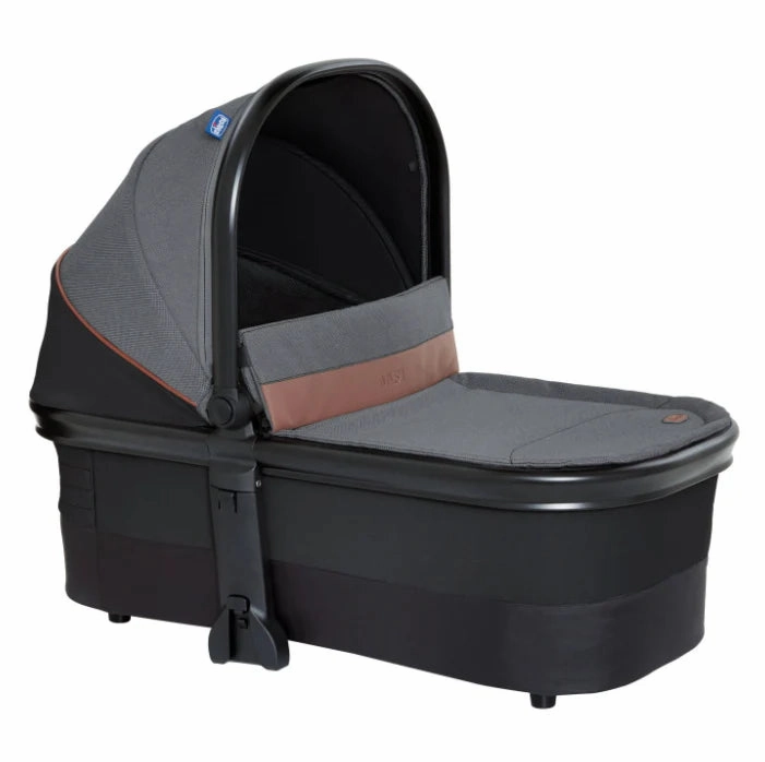 Chicco Mysa Stroller & MYSA LIGHT CARRYCOT BLACK SATIN (Promo)