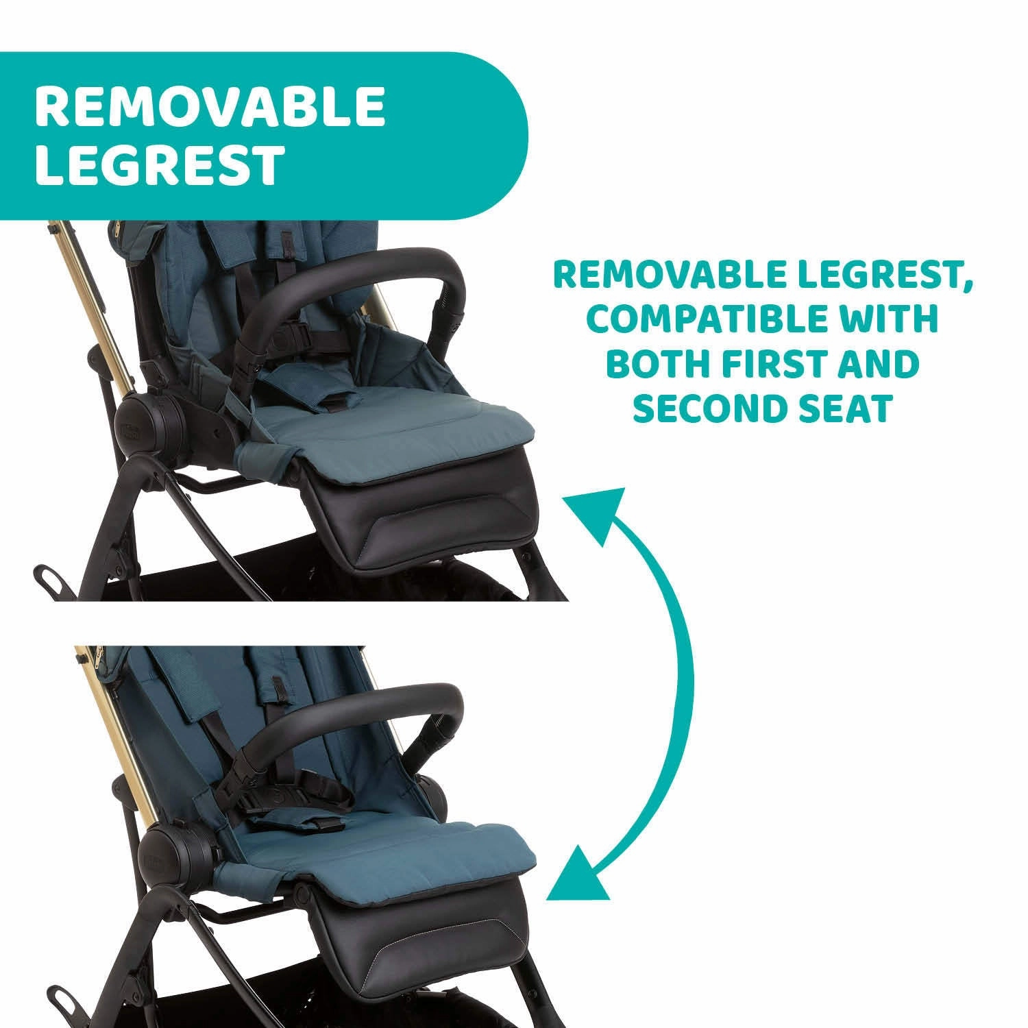 Chicco One4Ever Stroller - Green Gem