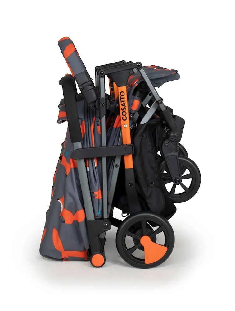 Cosatto Woosh Double Stroller - Charcoal Mister Fox