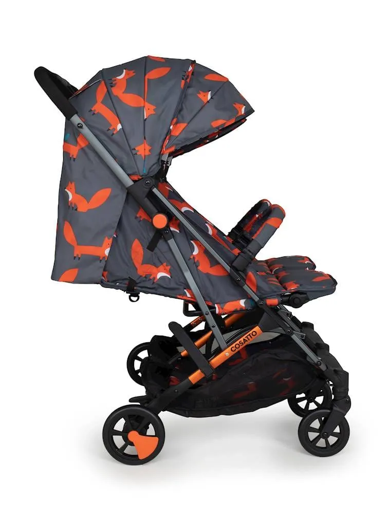 Cosatto Woosh Double Stroller - Charcoal Mister Fox
