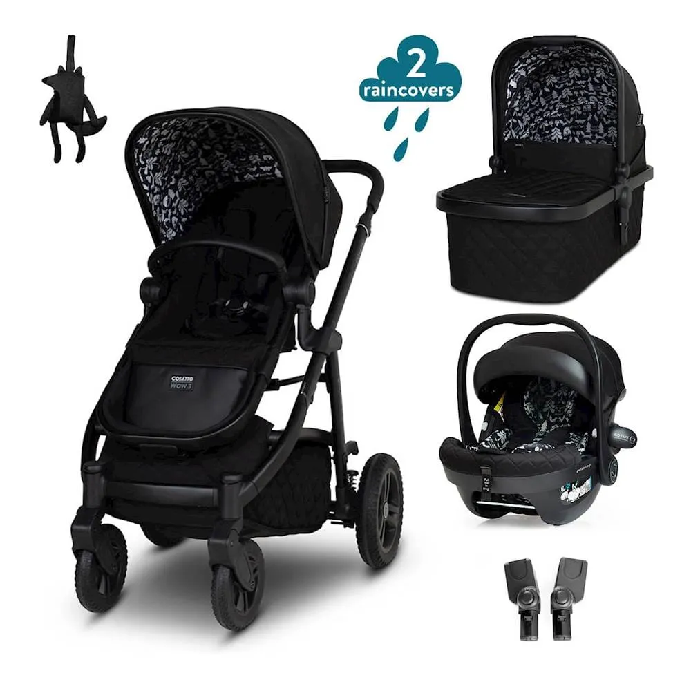 Cosatto Wow 3 Acorn Car Seat Bundle Silhouette