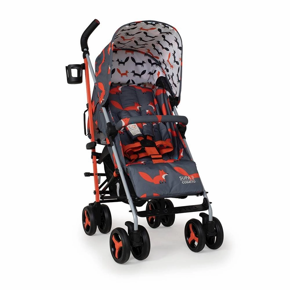 Cosatto Supa 3 Pushchair Charcoal Mister Fox