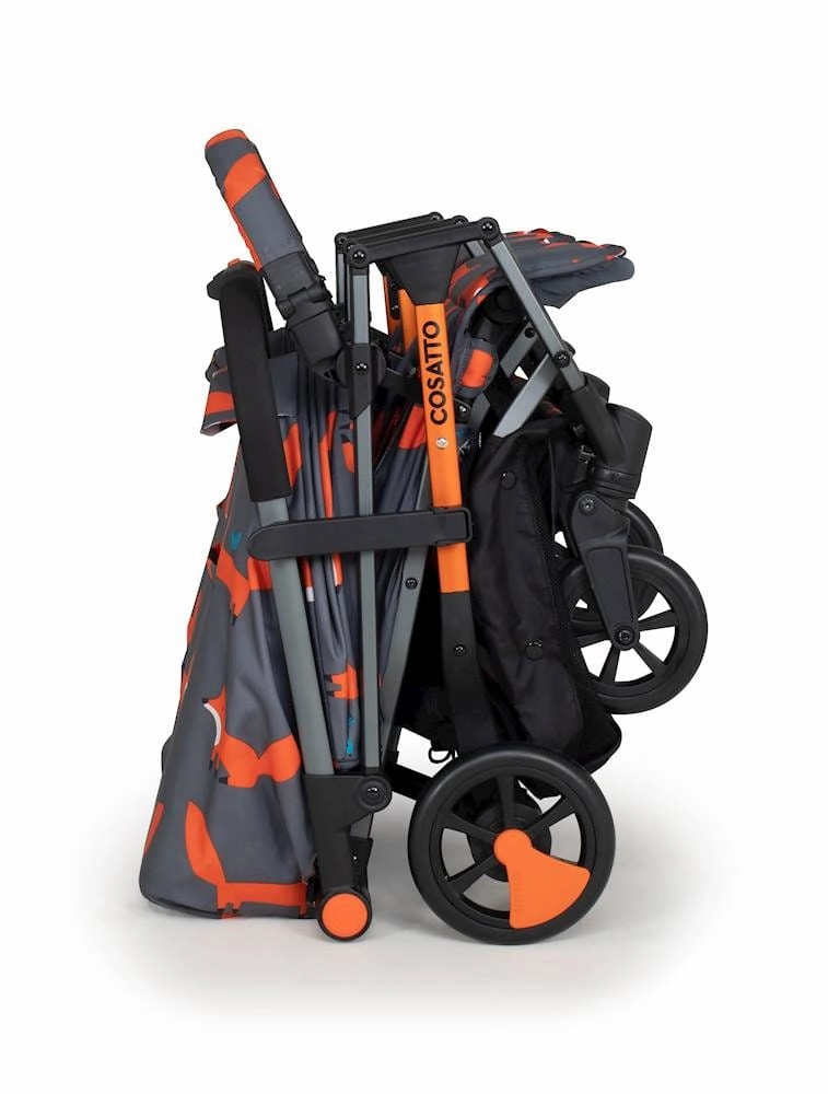 Cosatto Woosh Double Stroller - Charcoal Mister Fox