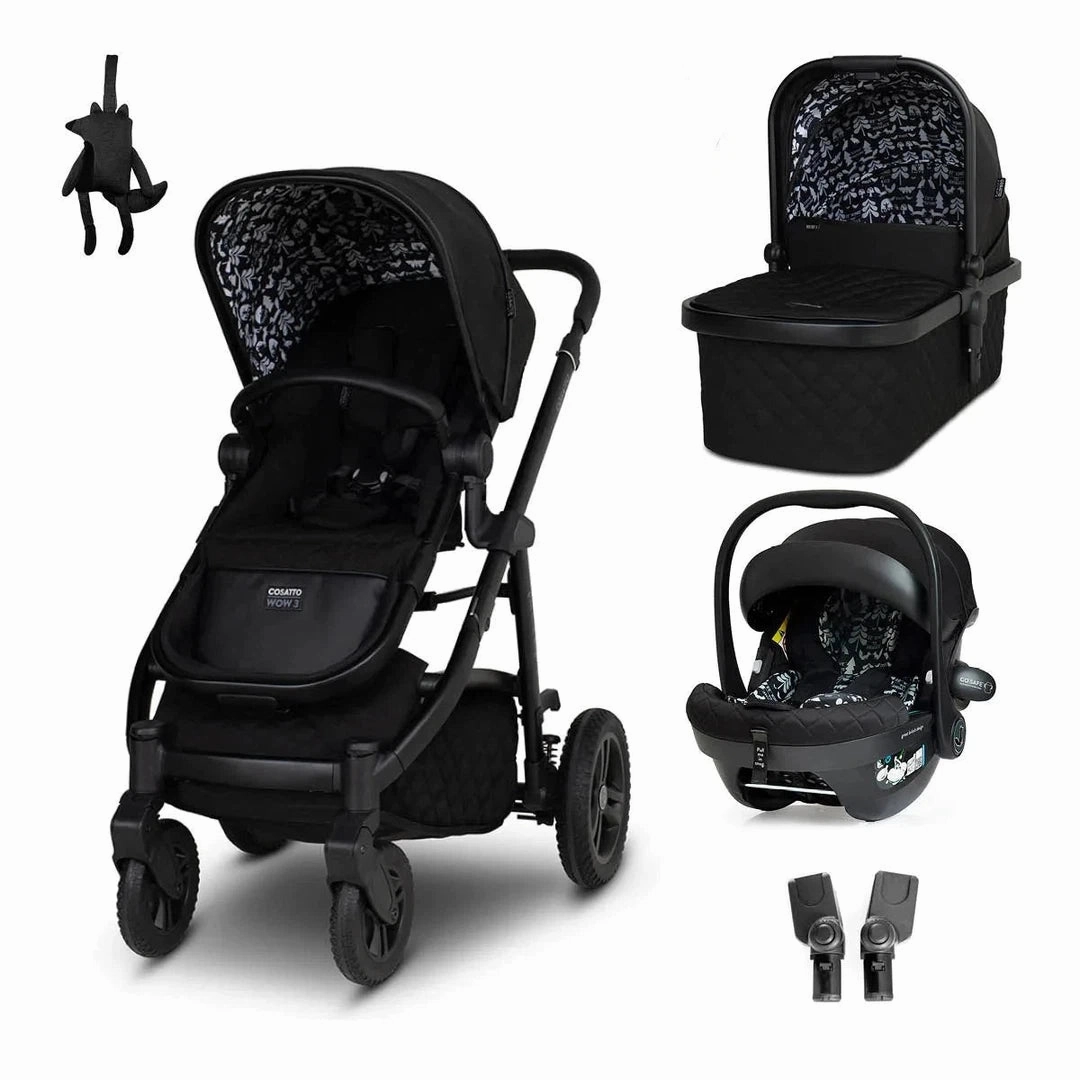 Cosatto Wow 3 Pram and Pushchair - Silhouette