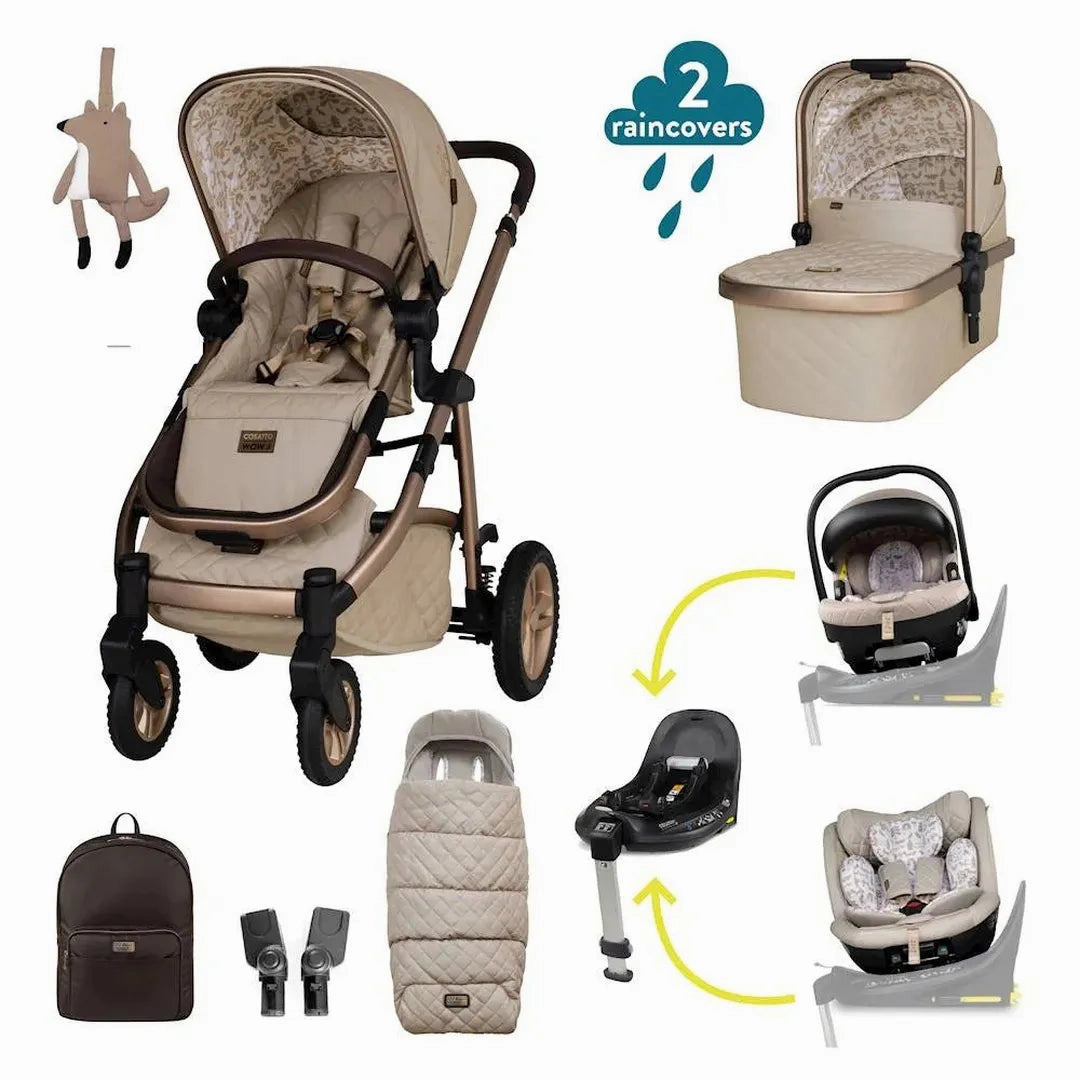 Cosatto Wow 3 Rotating All Stage Family Bundle - Whisper