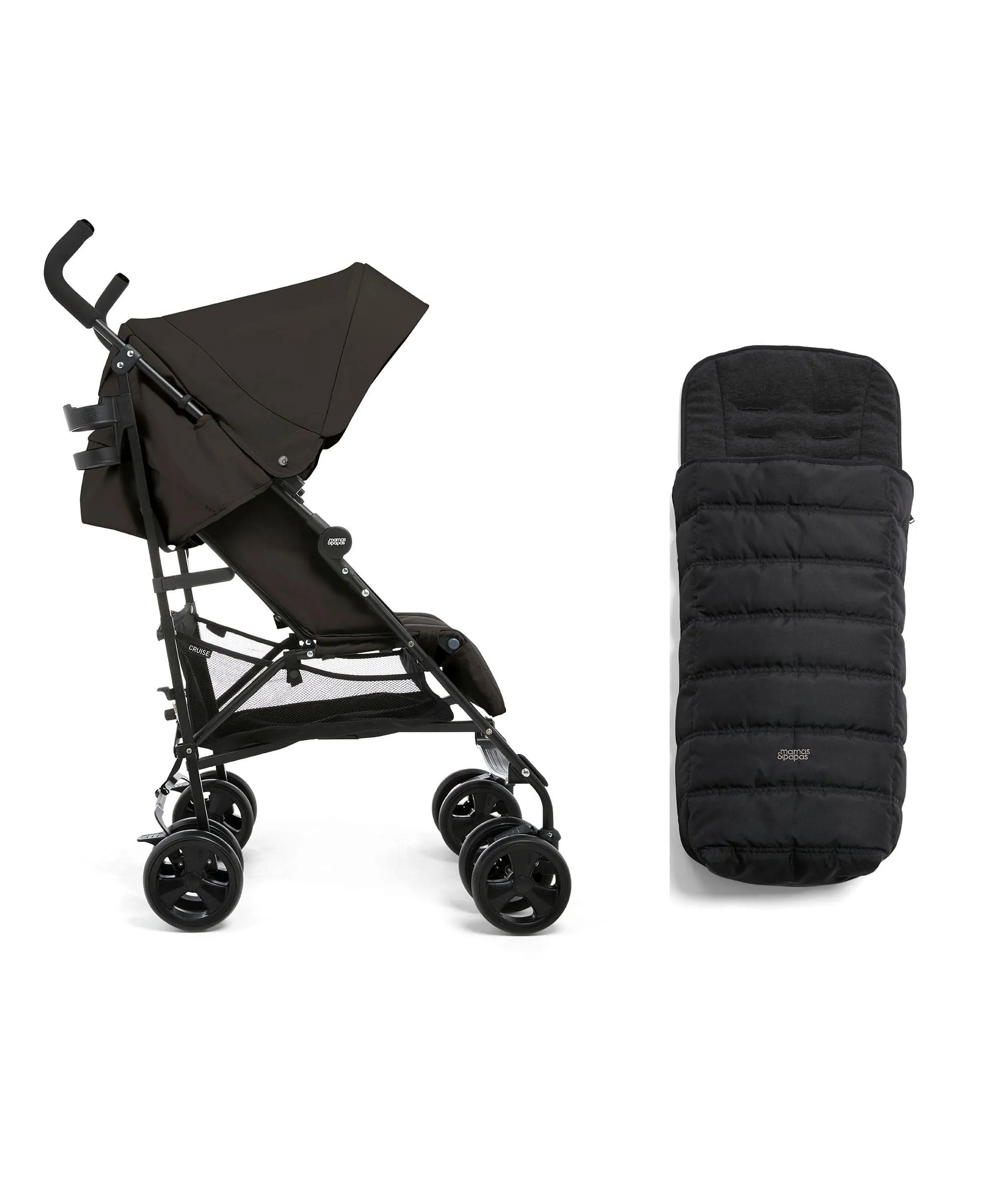 Cruise Buggy & Footmuff Bundle - Black