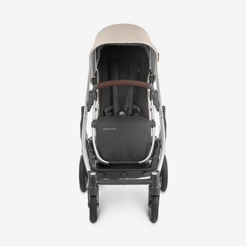 Cruz V2 Stroller - Declan - Oat Meange | Silver Frame  | Chestnut Leather