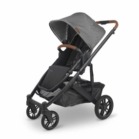 Cruz V2 Stroller - Greyson - Charcoal Meange | Carbon Frame  | Saddle Leather