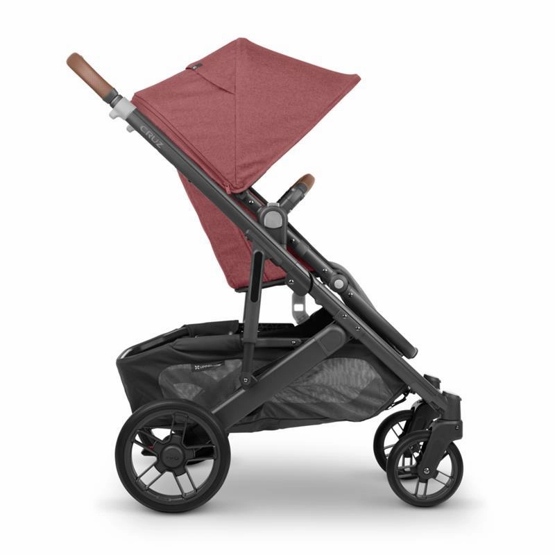 Cruz V2 Stroller - Lucy -  Rosewood Meange | Carbon Frame | Saddle Leather
