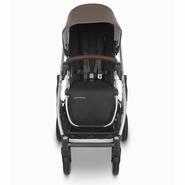 Cruz V2 Stroller - Theo - Dark Taupe | Silver Frame | Chestnut Leather