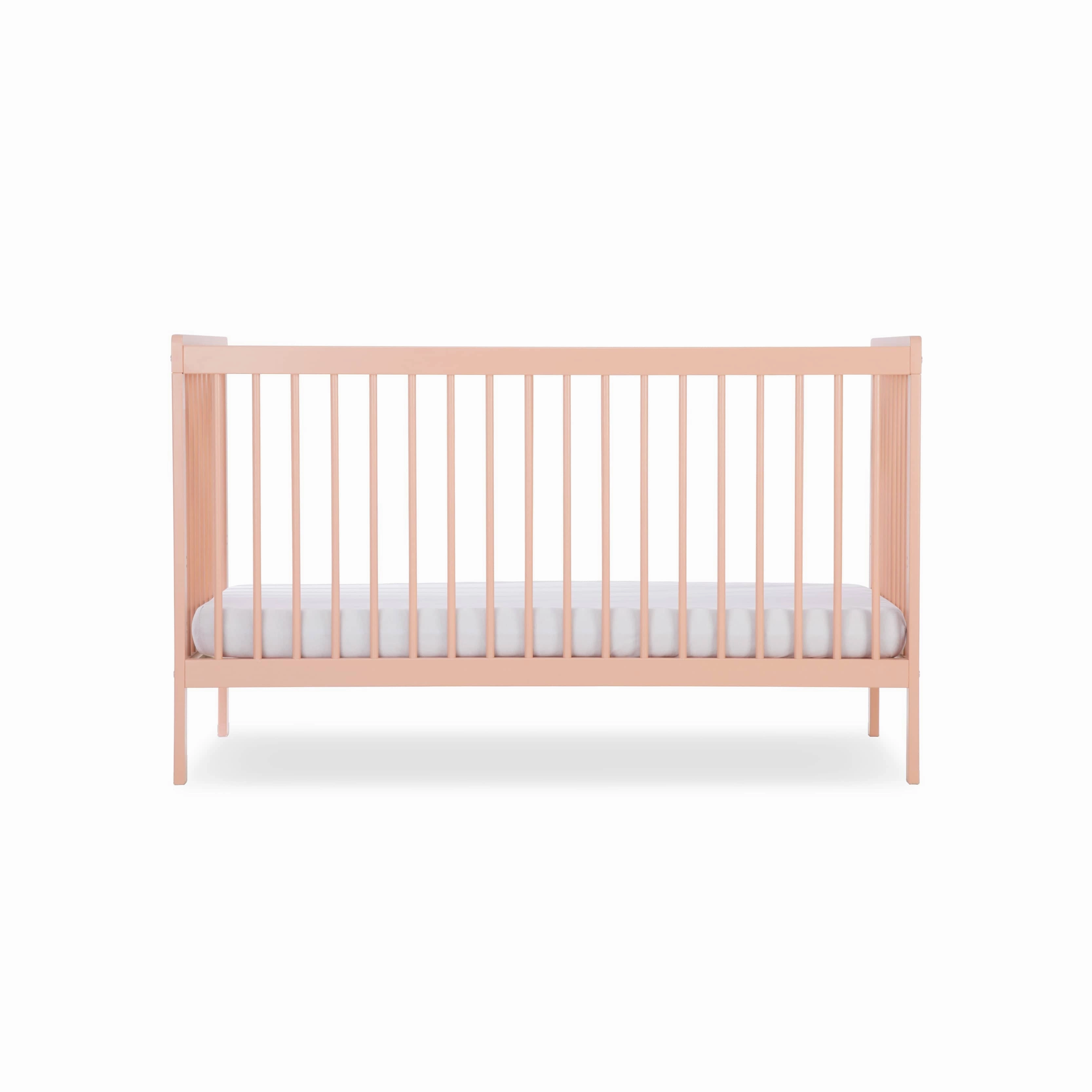 CuddleCo Nola Cot Bed - Soft Blush