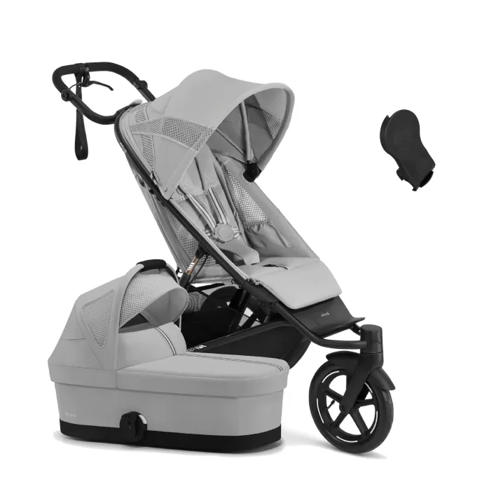 Cybex AVI Spin 3 Wheel Pram - Fog Grey