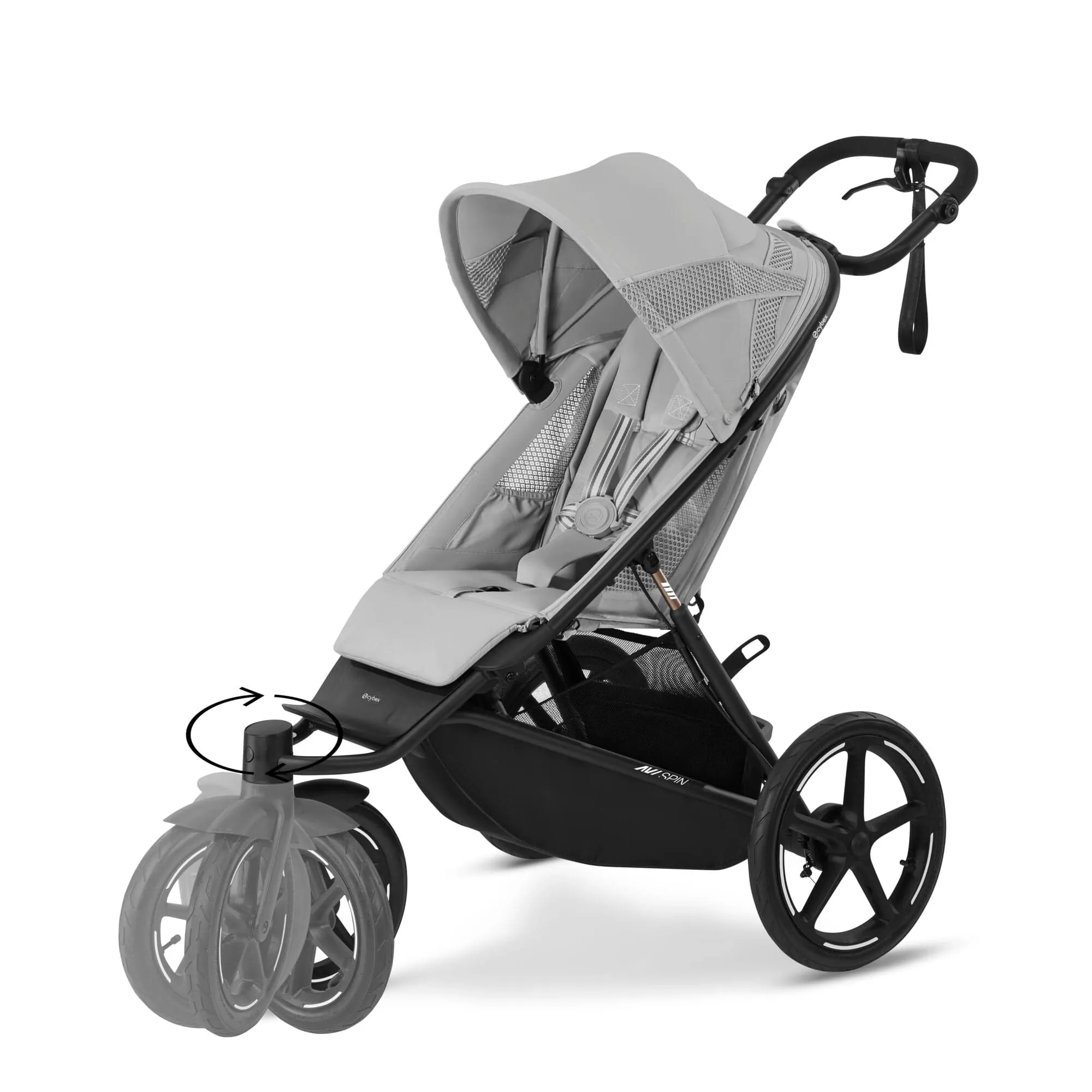 Cybex AVI Spin Luxury Cloud G Bundle - Fog Grey
