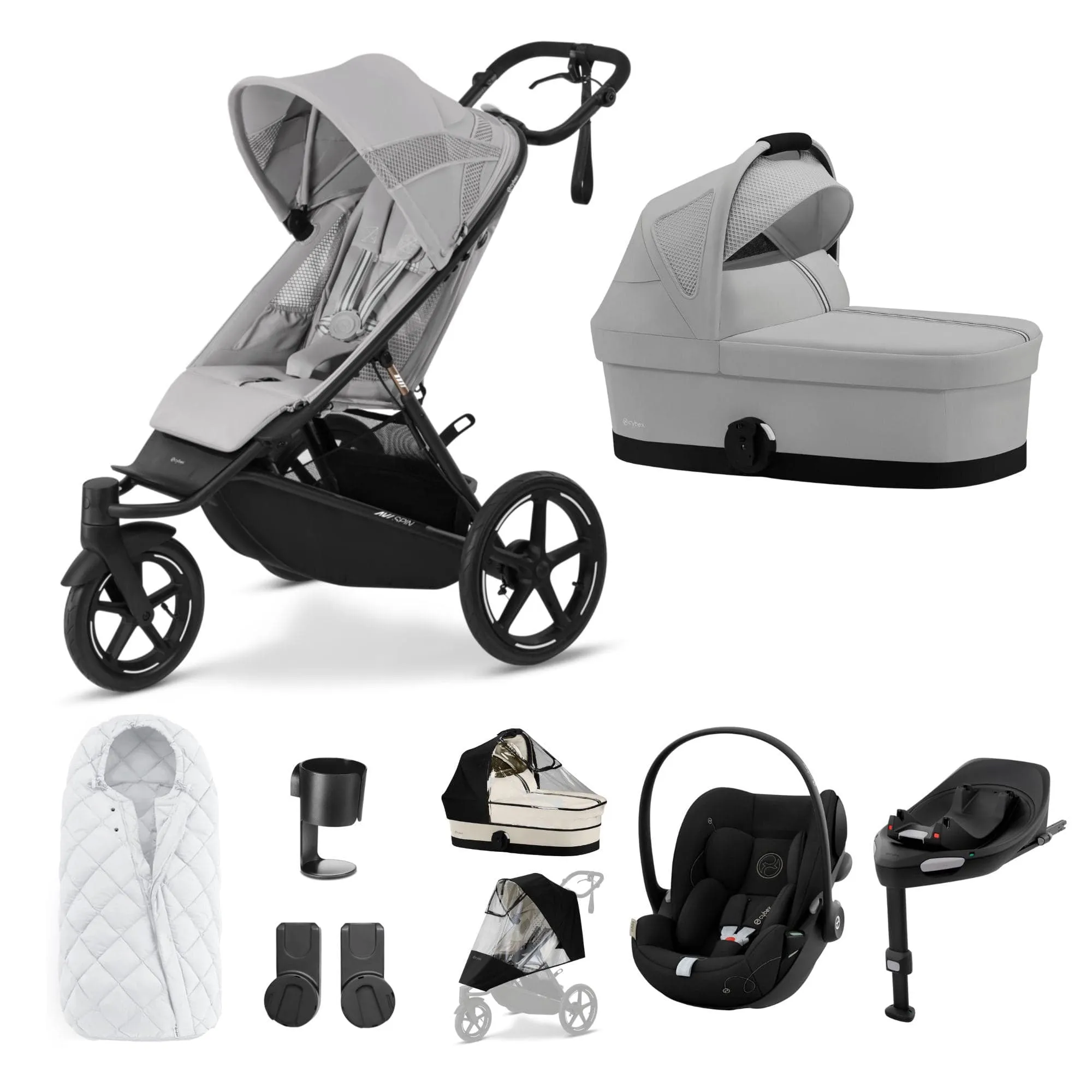 Cybex Avi Spin Luxury Kit - Fog Grey