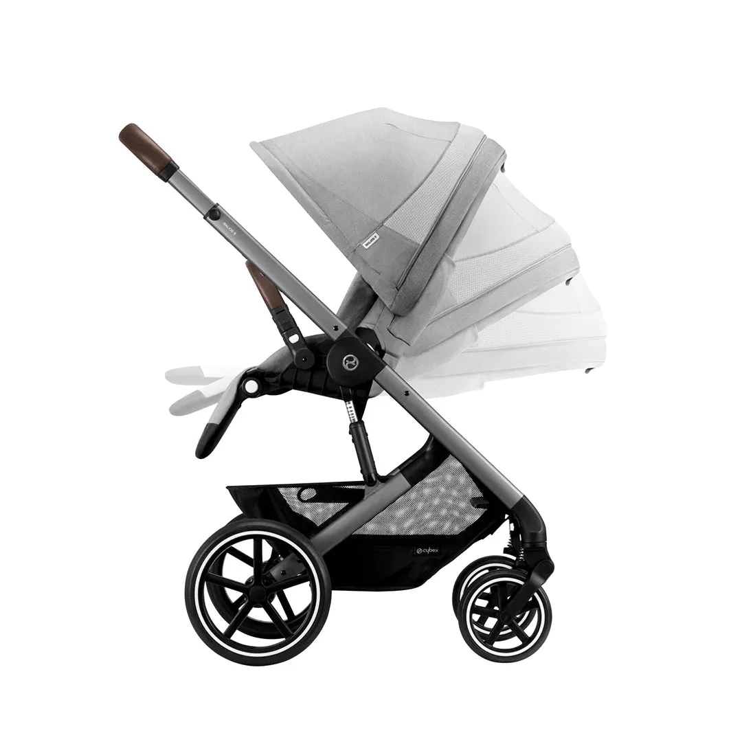 Cybex, Balios S Lux 10 Piece Bundle w/ Cloud G, Stone Grey