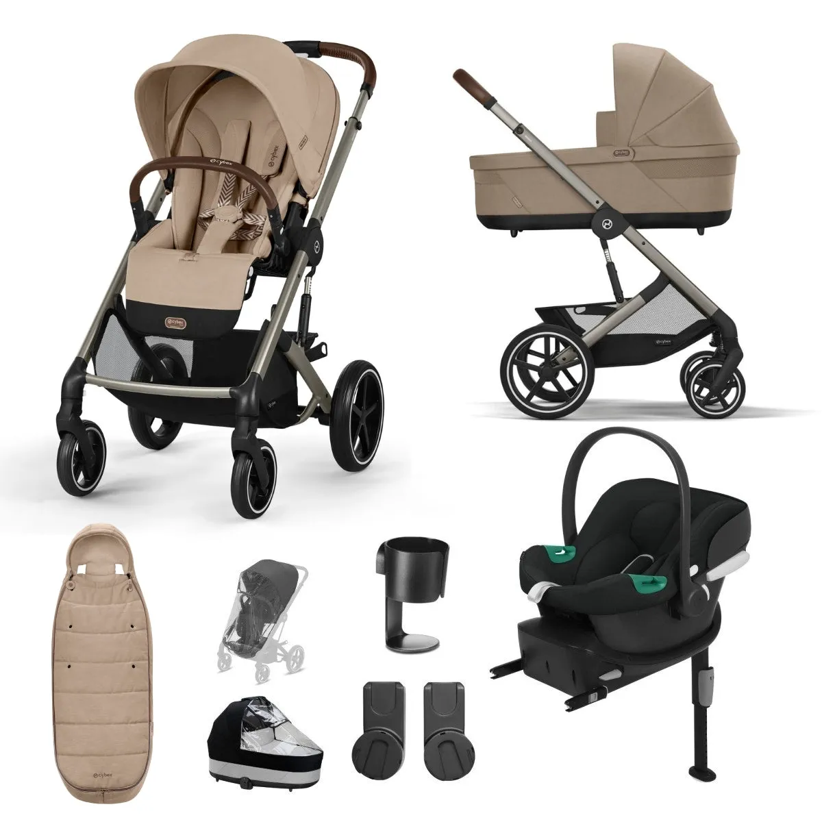 Cybex Balios S Lux 10 Piece Travel System Bundle