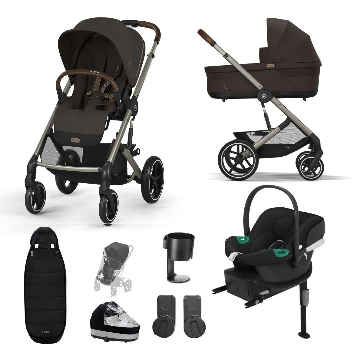 Cybex Balios S Lux 10 Piece Travel System Bundle