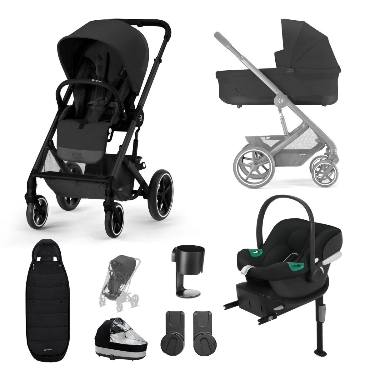 Cybex Balios S Lux 10 Piece Travel System Bundle