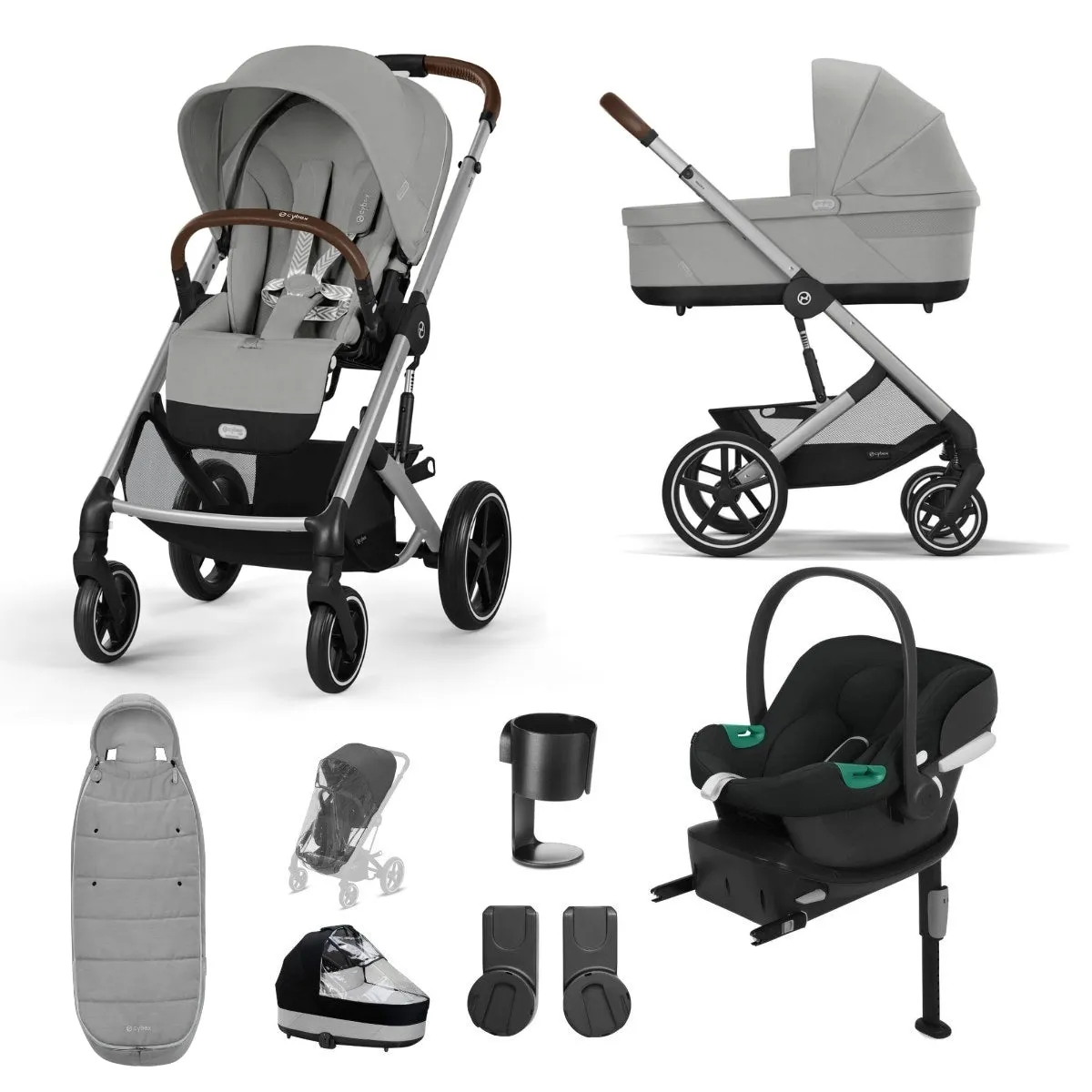 Cybex Balios S Lux 10 Piece Travel System Bundle