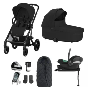 Cybex Balios S Lux Comfort Bundle - Black/Moon Black