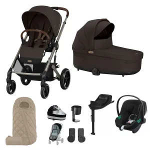 Cybex Balios S Lux Comfort Bundle - Taupe/Chocolate Brown
