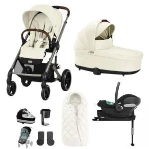 Cybex Balios S Lux Comfort Bundle - Taupe/Seashell Beige