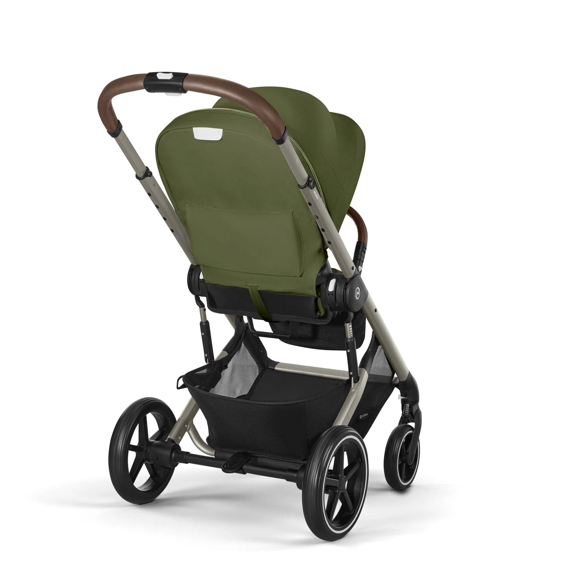 Cybex Balios S Lux Luxury Aton B2 Bundle - Taupe / Moss Green