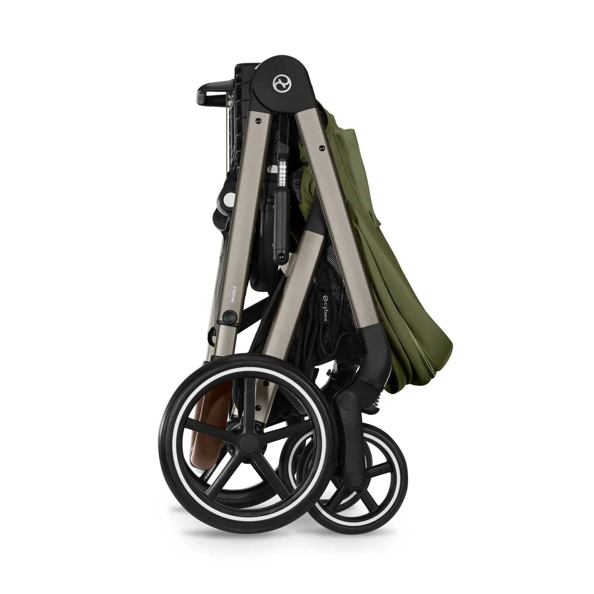 Cybex Balios S Lux Luxury Aton B2 Bundle - Taupe / Moss Green