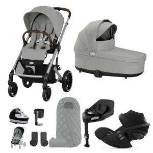 Cybex Balios S Lux Luxury Bundle - Silver/Stone Grey