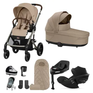 Cybex Balios S Lux Luxury Bundle - Taupe/Almond Beige